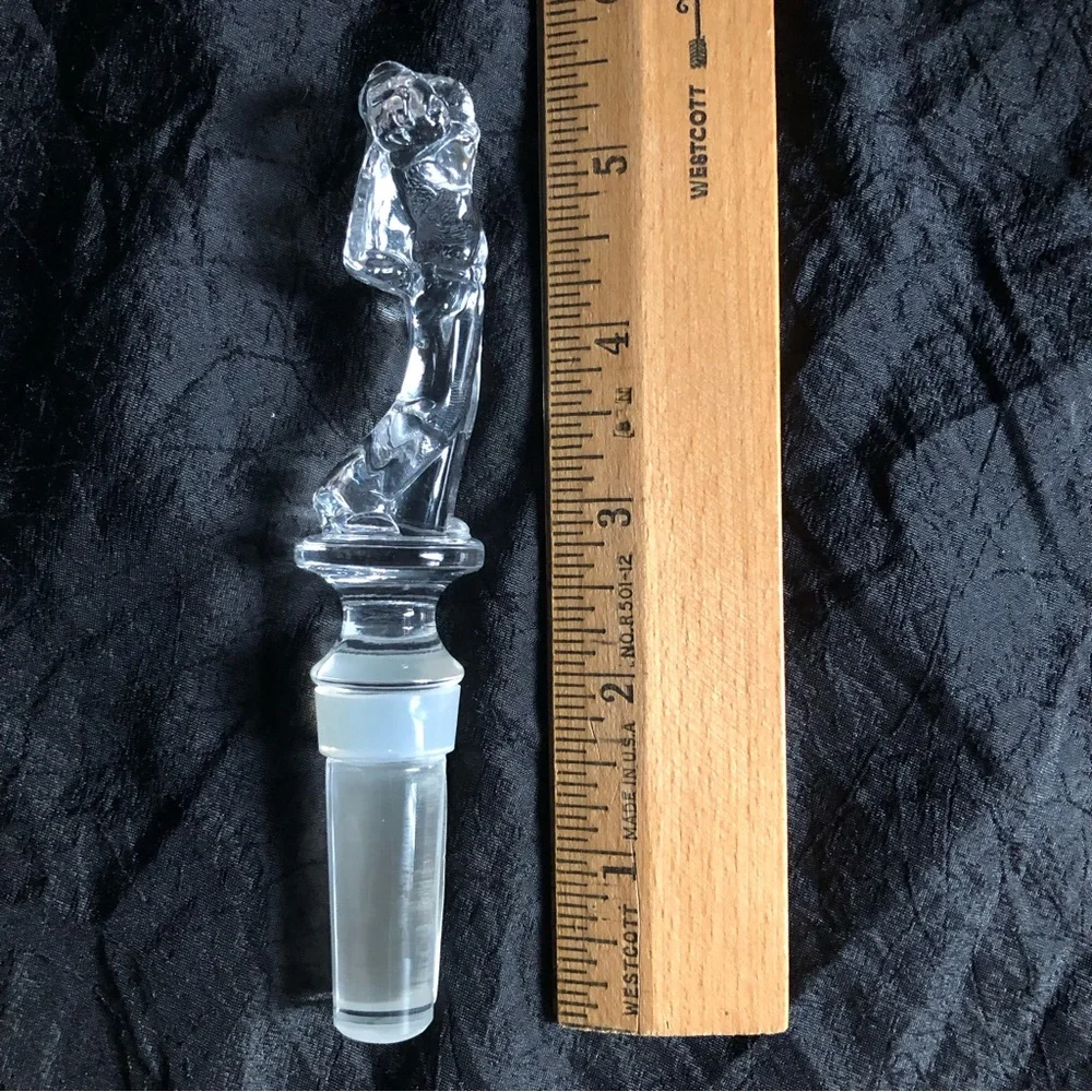 Vintage Mikasa Crystal Bottle Stopper - Bogey Golfer - Picture 14 of 15